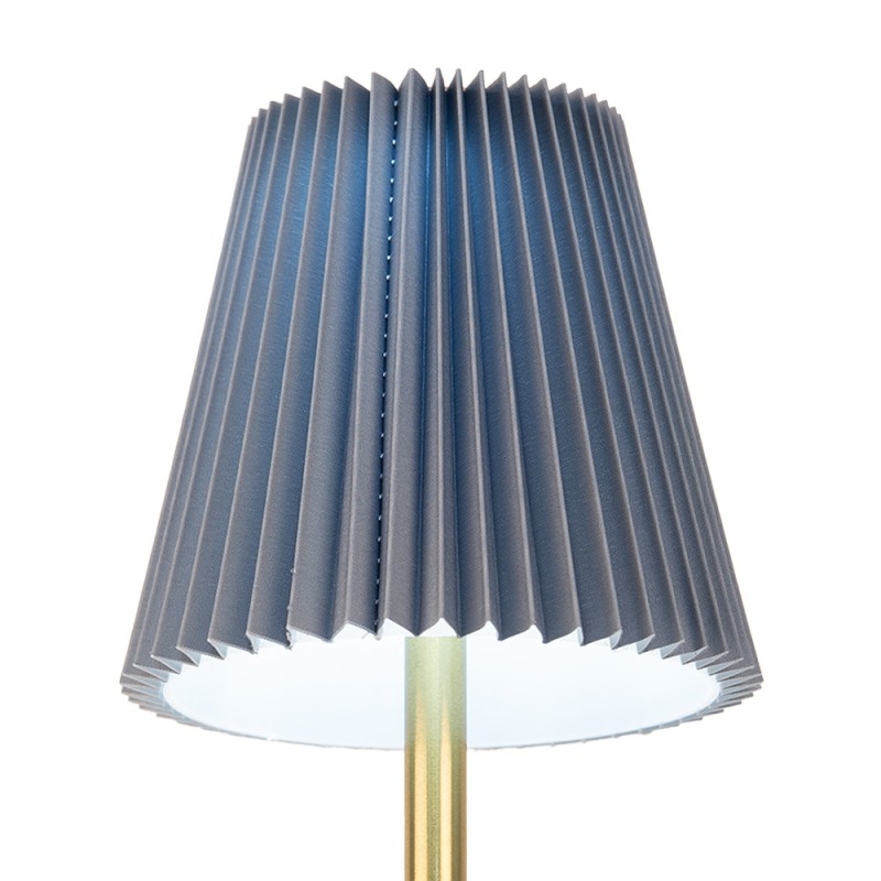 Gabriël Tischlampe Ø 12x30 cm Blau Metall