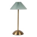 Gabriël Lampe de table Ø 16x30 cm Vert Métal
