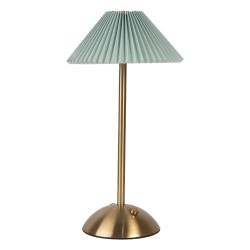 Gabriël Lampe de table Ø 16x30 cm Vert Métal
