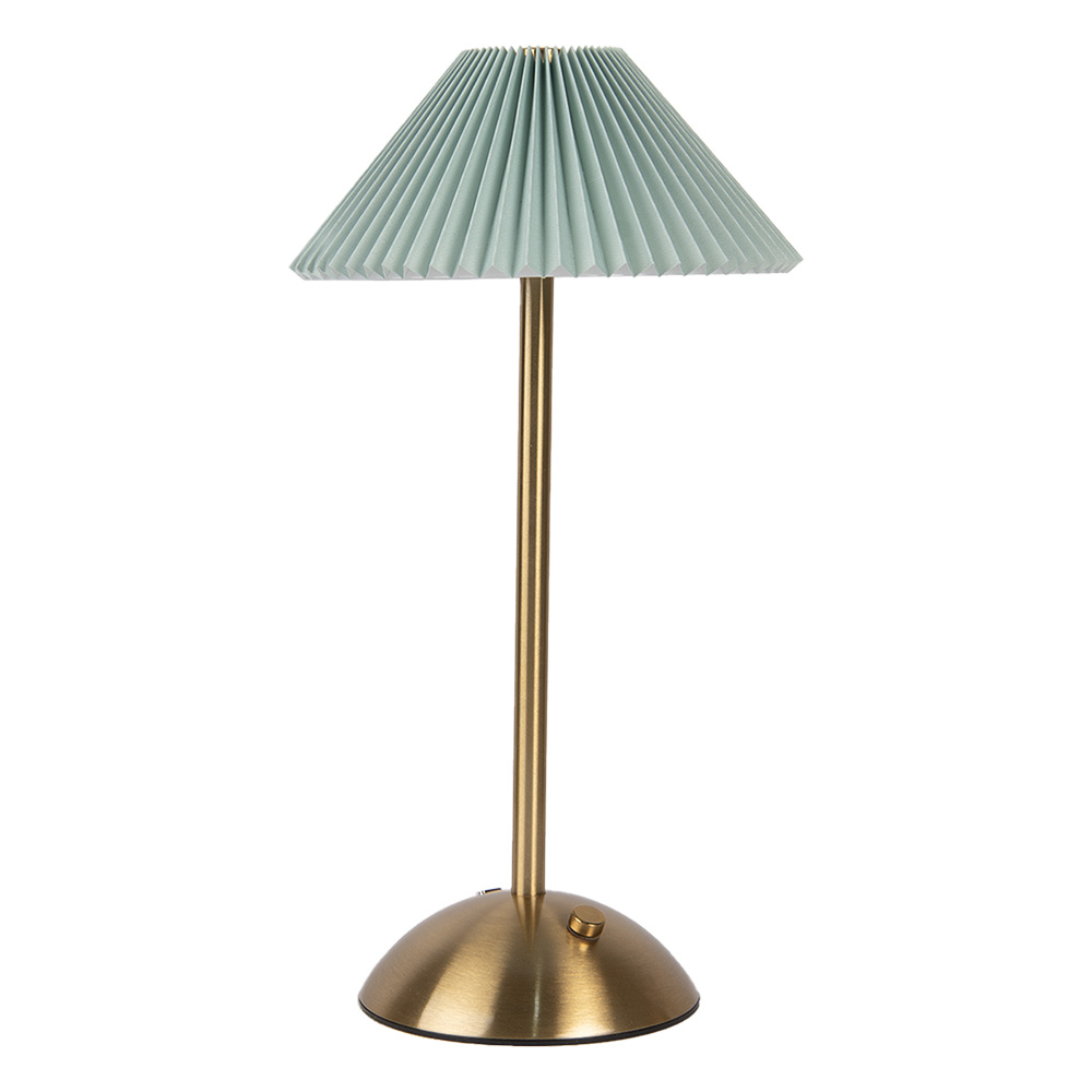 Tafellamp Ø 16X30 Cm Groen Metaal-image