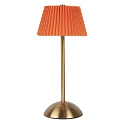 Gabriël Lampada da tavolo 14x31 cm Arancione Metallo