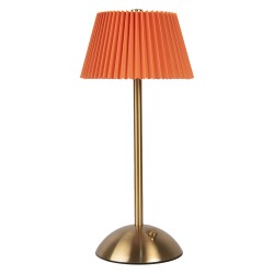 Gabriël Lampada da tavolo 14x31 cm Arancione Metallo