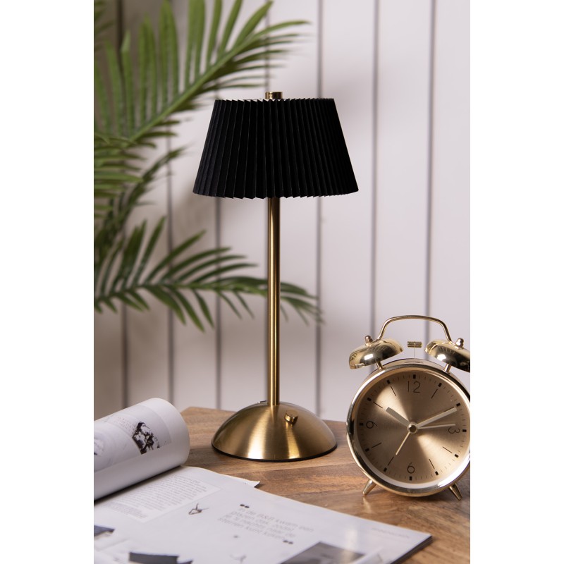 Gabriël Lampe de table 14x31 cm Noir Métal