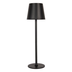Gabriël Lampada da tavolo Ø 11x36 cm Nero Metallo