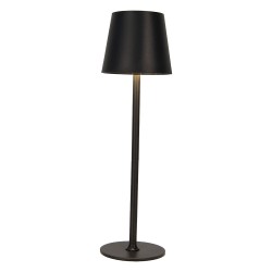 Gabriël Lampada da tavolo Ø 11x36 cm Nero Metallo