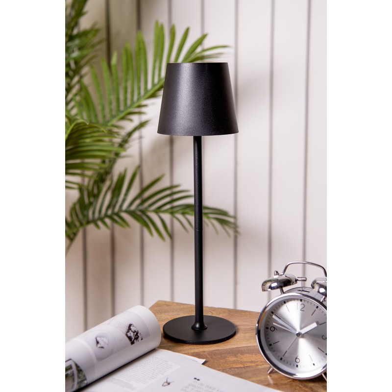 Gabriël Table Lamp Ø 11x36 cm Black Metal