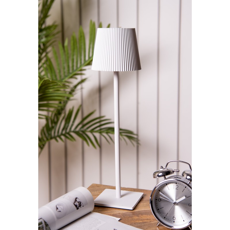 Gabriël Table Lamp Ø 12x41 cm White Metal