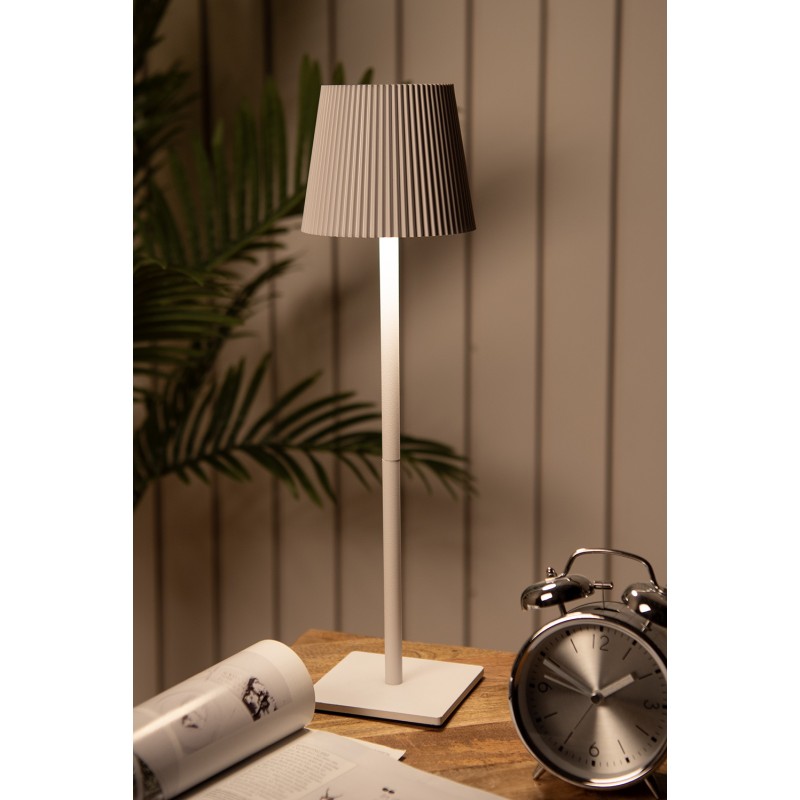 Gabriël Table Lamp Ø 12x41 cm White Metal