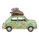 Clayre & Eef Image de décoration Voiture 26x12x18 cm Vert Métal
