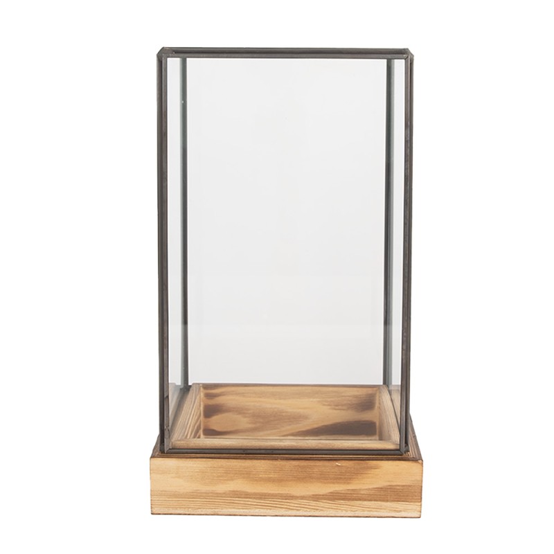 Clayre & Eef Decorative Propagation Box 14x14x24 cm Transparent Glass