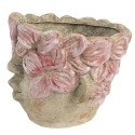 Clayre & Eef Planter Ø 18x15 cm Beige Terracotta