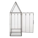 Clayre & Eef Décoration Boîte de croissance 15x15x45 cm Transparent Métal