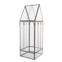Clayre & Eef Décoration Boîte de croissance 15x15x45 cm Transparent Métal