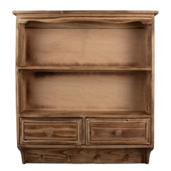 Clayre & Eef Armoire murale 56x13x60 cm Marron Bois