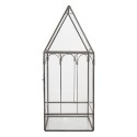 Clayre & Eef Contenitore per la propagazione decorativo 15x15x38 cm Trasparente Metallo