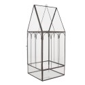 Clayre & Eef Contenitore per la propagazione decorativo 15x15x38 cm Trasparente Metallo