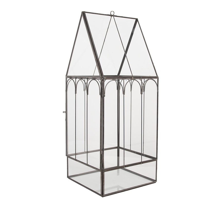 Clayre & Eef Contenitore per la propagazione decorativo 15x15x38 cm Trasparente Metallo