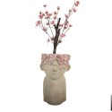 Clayre & Eef Pot de fleurs 20x19x31 cm Beige Terre cuite