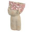 Clayre & Eef Pot de fleurs 16x15x25 cm Beige Terre cuite