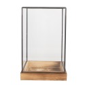 Clayre & Eef Decoratie Kweekkastje 19x19x30 cm Transparant Glas