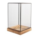 Clayre & Eef Decoratie Kweekkastje 19x19x30 cm Transparant Glas