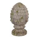 Clayre & Eef Image de décoration Pomme de pin Ø 19x33 cm Beige Plastique