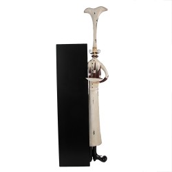 Clayre & Eef Kreidetafel 37x14x113 cm Beige Metall