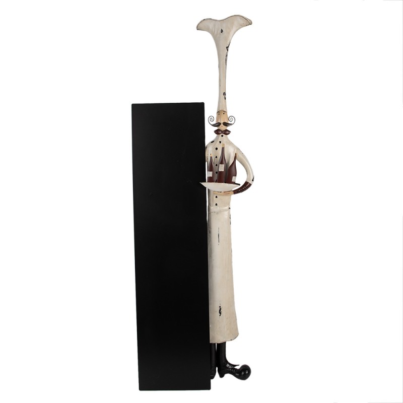 Clayre & Eef Kreidetafel 37x14x113 cm Beige Metall