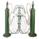 Clayre & Eef Tuinpoort 132x31x138 cm Groen Metaal