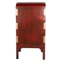 Clayre & Eef Statuetta decorativa di Natale Buca delle lettere 27x21x53 cm Rosso Metallo