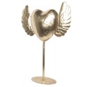 Clayre & Eef Statuetta decorativa Cuore 38x11x47 cm Color oro Metallo
