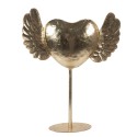Clayre & Eef Statuetta decorativa Cuore 38x11x47 cm Color oro Metallo
