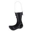 Clayre & Eef Kerstdecoratie Beeld Kerstsok 23x2x28 cm Beige Metaal