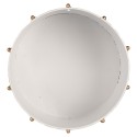 Clayre & Eef Statuetta decorativa di Natale Tamburo Ø 40x25 / Ø 26x17 cm Bianco Nero Metallo
