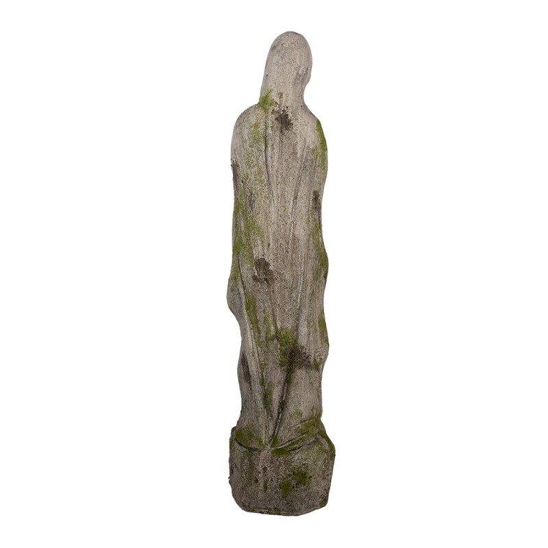 Clayre & Eef Statuetta decorativa Maria 15x15x67 cm Beige Plastica