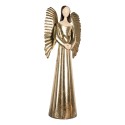 Clayre & Eef Statuetta decorativa Angelo 29x18x68 cm Color oro Metallo