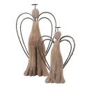 Clayre & Eef Image de décoration Ange 14x4x26 cm Marron Bois