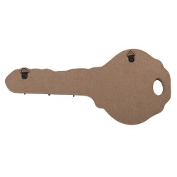 Clayre & Eef Schlüsselablage Schlüssel 30x4x14 cm Braun Holz