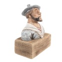 Clayre & Eef Dekorationsfigur Matrose 19x11x24 cm Blau Holz