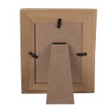 Clayre & Eef Cadre photo 10x15 cm Marron Rouge Bois Aucune forme