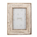 Clayre & Eef Cadre photo 10x15 cm Marron Beige Bois Aucune forme