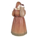 Clayre & Eef Décoration de Noël Image Père Noël 20x18x39 cm Rouge Plastique Aucune forme
