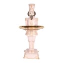 Clayre & Eef Décoration de Noël Image Casse-noisette 18x17x40 cm Rose Plastique Aucune forme