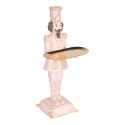 Clayre & Eef Décoration de Noël Image Casse-noisette 18x17x40 cm Rose Plastique Aucune forme