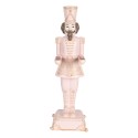 Clayre & Eef Décoration de Noël Image Casse-noisette 18x17x40 cm Rose Plastique Aucune forme