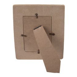 Clayre & Eef Cadre photo 13x18 cm Marron Blanc Bois Aucune forme