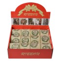 Clayre & Eef Christmas ribbon 63 mm x 5 m Beige Synthetic