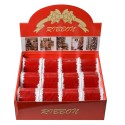 Clayre & Eef Decorative Ribbon 63 mm x 5 m Red Synthetic