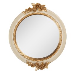 Clayre & Eef Miroir 17x2x20 cm Beige Plastique