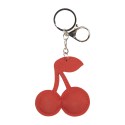 Clayre & Eef Porte-clés Cerises 7x2x13 cm Rouge Synthétique